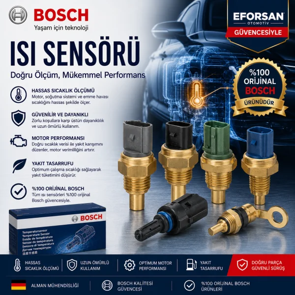 Isı / Sıcaklık Sensörü Volvo Uyumlu 0261230295