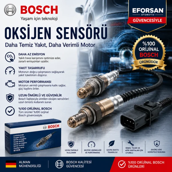 Oksijen (Lambda) Sensörü Volkswagen Uyumlu 0281004686