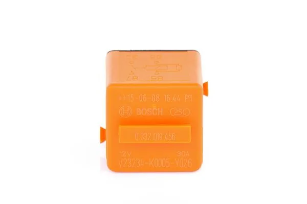 12V RÖLE MİNİ SAPSIZ 4 FİŞLİ B TİPİ TURUNÇU 0332019456
