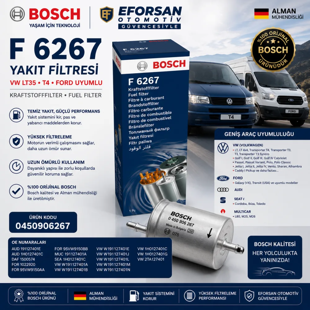 YAKIT FİLİTRESİ VW LT35 T4 FORD 0450906267