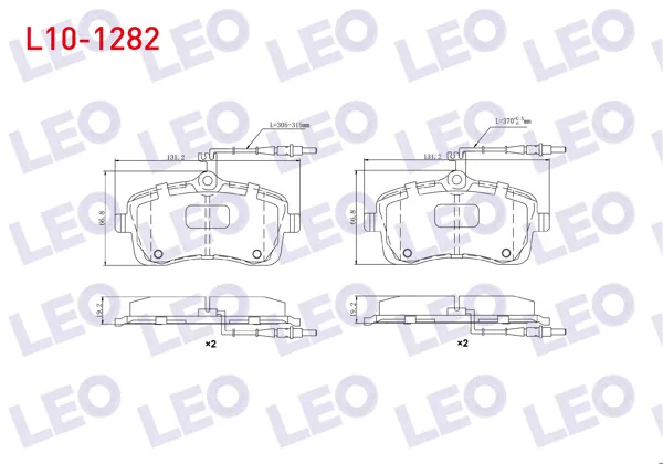 DİSK BALATA ÖN PEUGEOT 407 0986TB3076 0986495091
