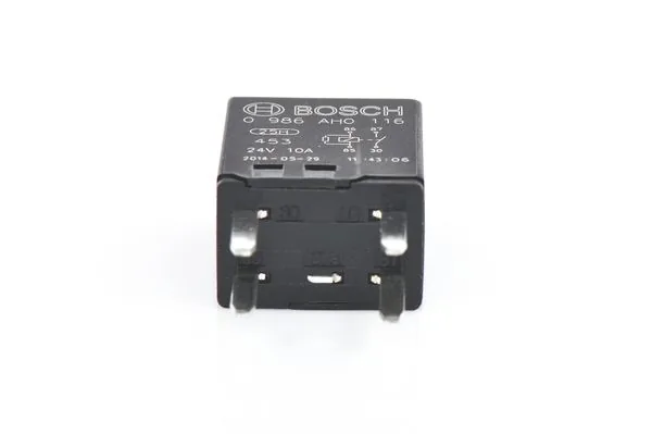 24V MİKRO RÖLE 10A İNCE 4 FİŞLİ 0986AH0116