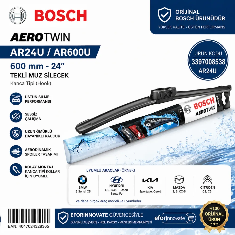 SİLECEK AEROTWİN 600 MM ADET KANJALI 3397008538