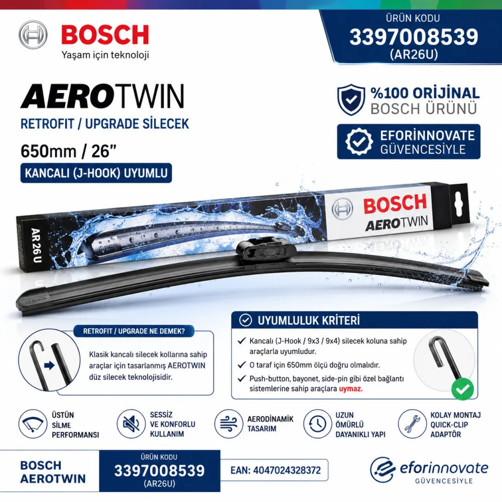 SİLECEK AEROTWİN 650 MM ADET KANJALI 3397008539