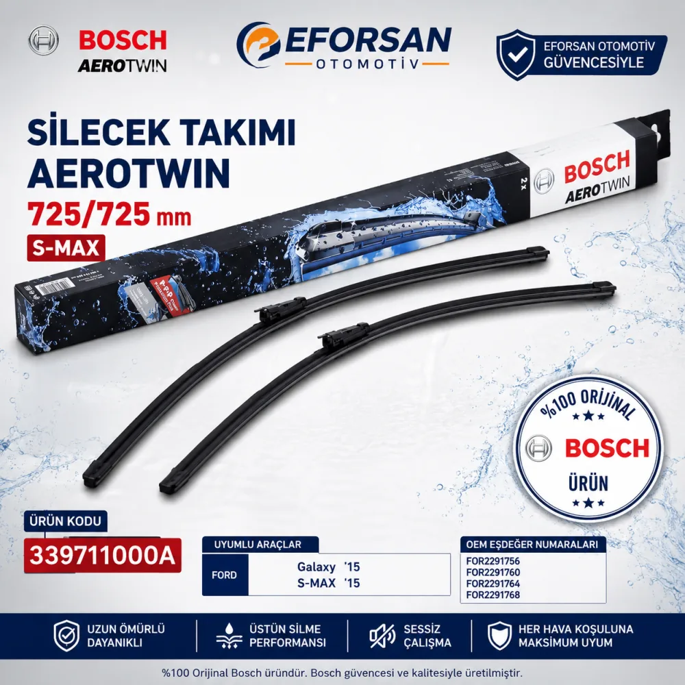 Aerotwin Silecek Takımı 725/725 mm 339711000A