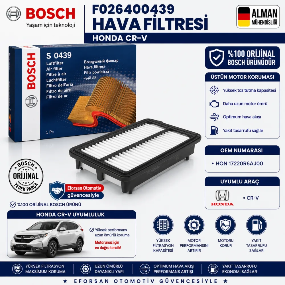 Hava Filtresi F026400439