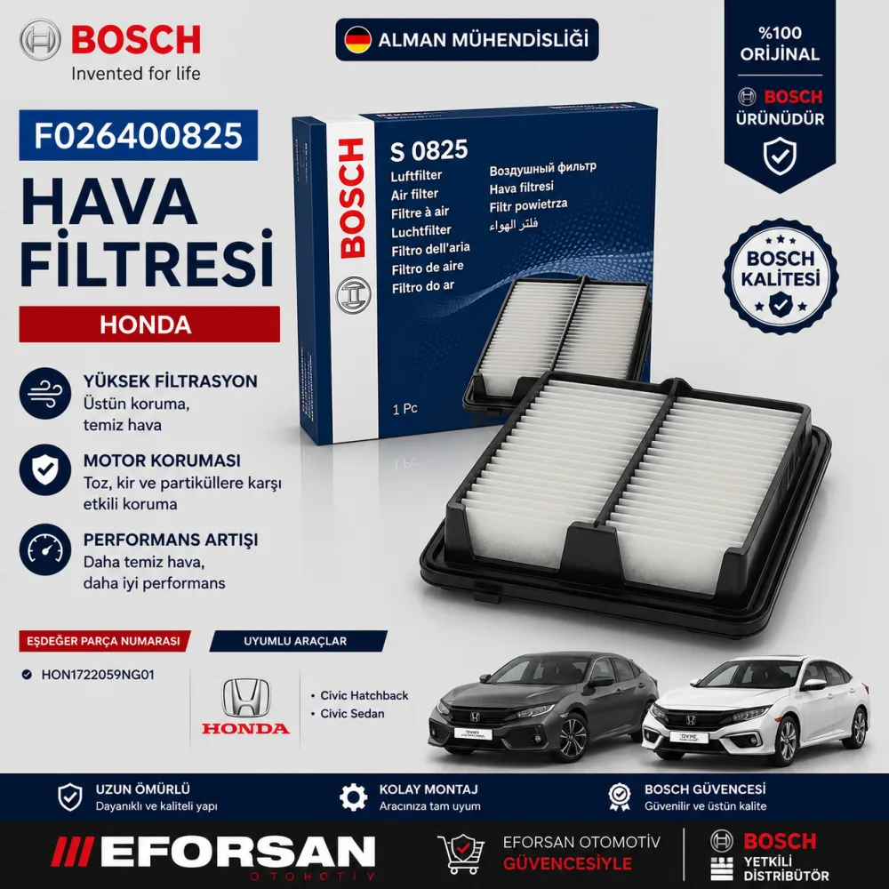 Hava Filtresi F026400825